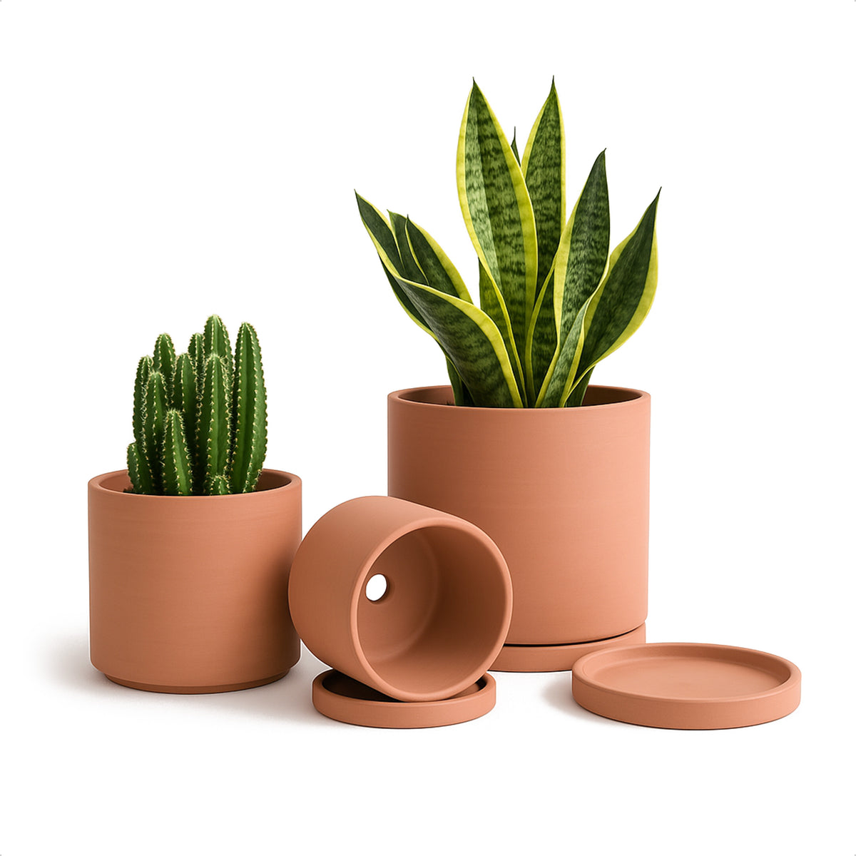 indoor terracotta plant pots Natural Terracotta Material Plants Pots