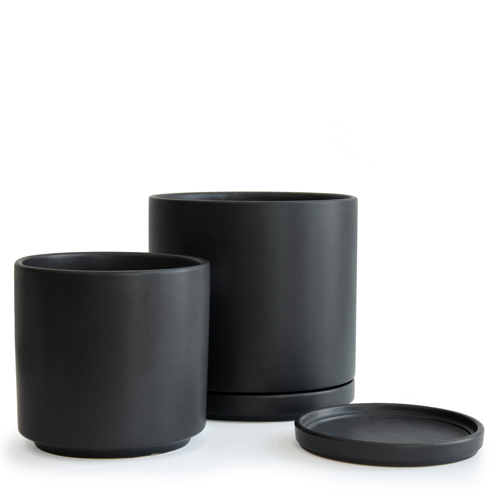 8-10 inch plant pots Large Plant Pots Set, 8 Inch & 10 Inch Ceramic Planter Pot for Plants with  Drainage Hole and Saucer – D'VINE DEV