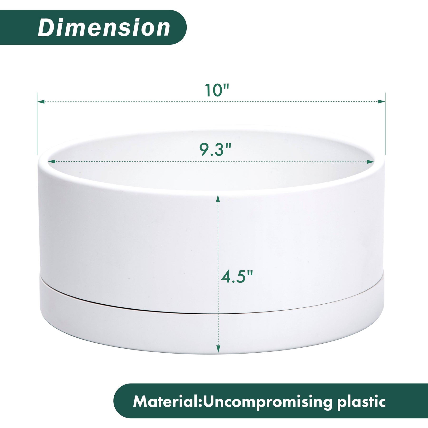 shallow plastic planter D'vine Dev