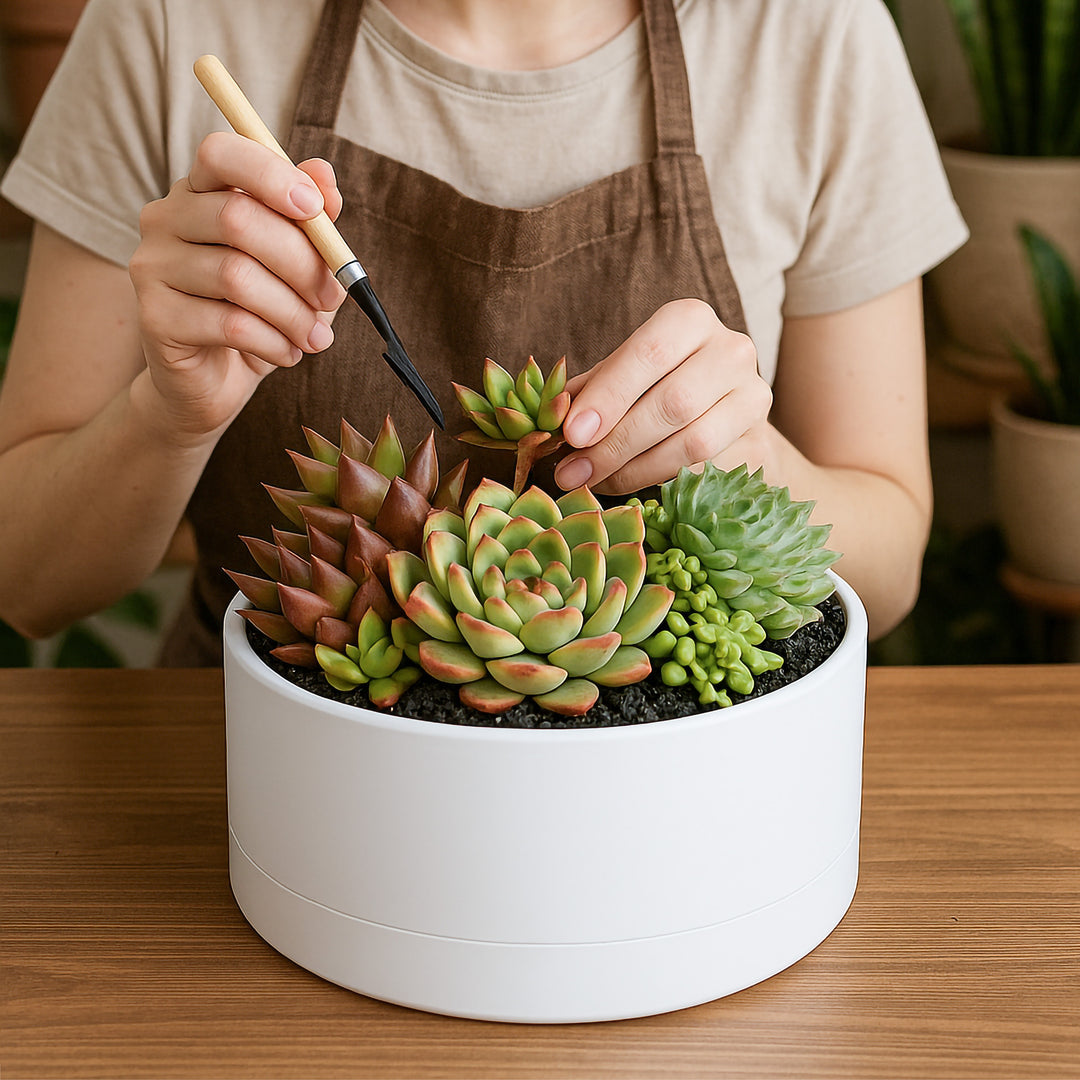 succulent planter white D'vine Dev