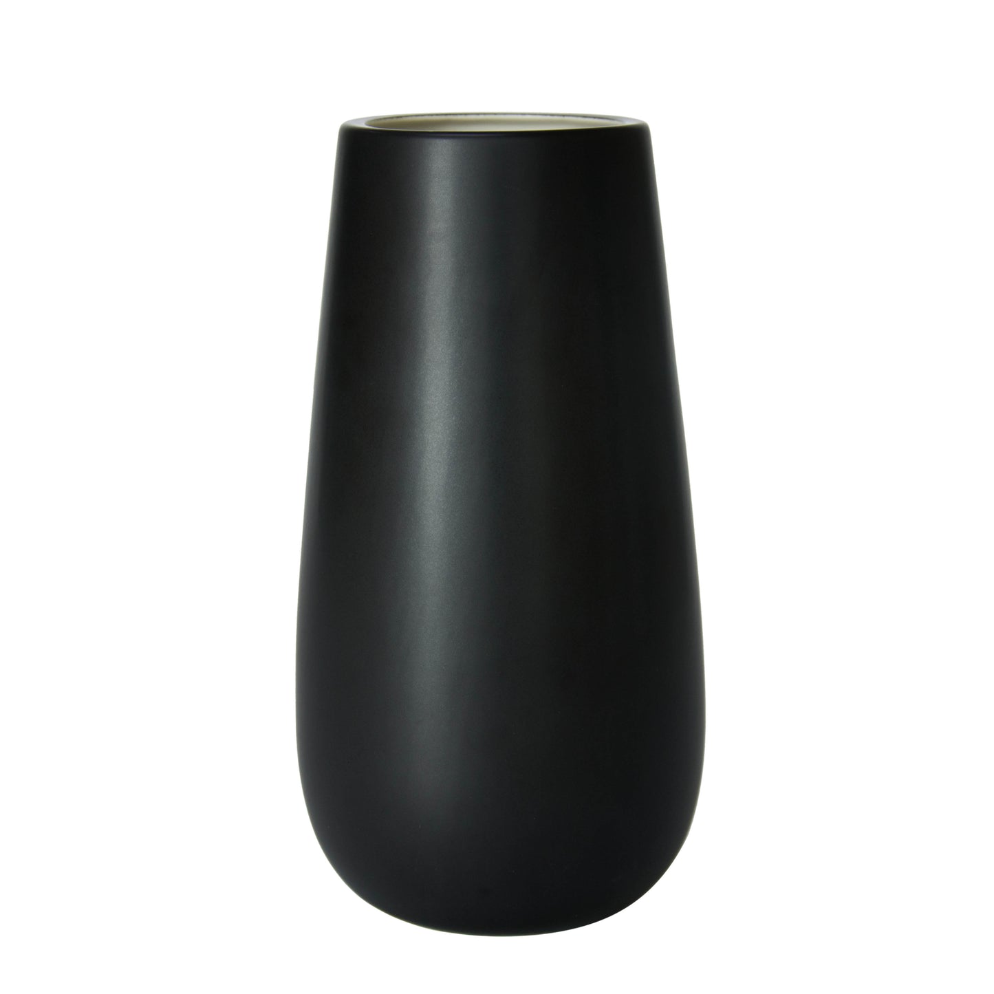 VS-Oval Ceramic Vase for Flowers, 10 Inch