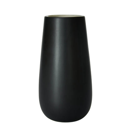 VS-Oval Ceramic Vase for Flowers, 10 Inch