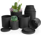 Uncompromising Plastic Plant Pot Pack of 10