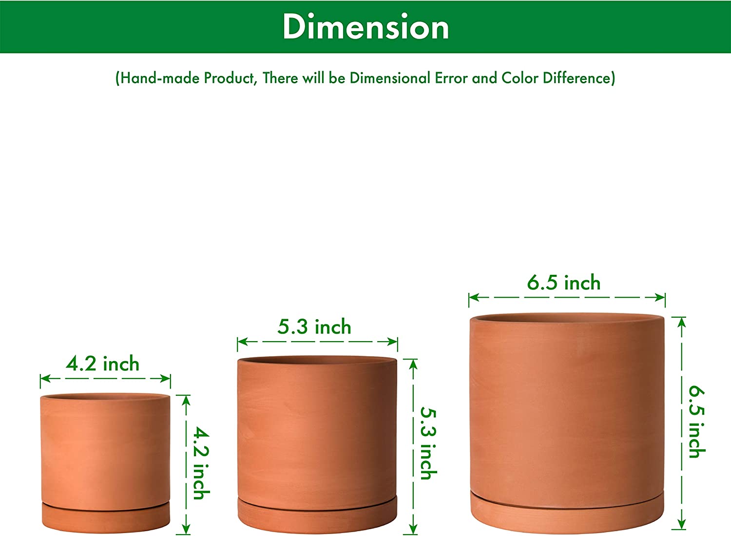 terracotta plant pot sizes Natural Terracotta Material Plants Pots