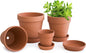 Classic Terracotta Pots with Tray